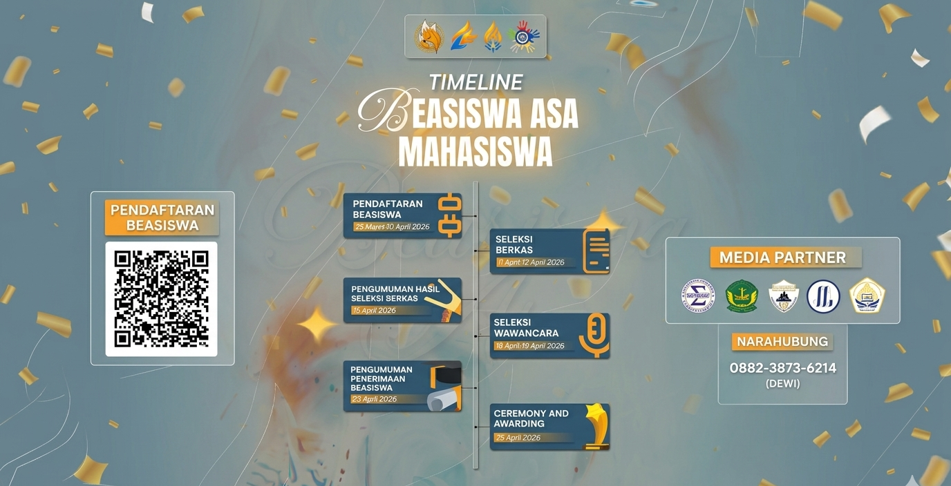 Beasiswa Asa Mahasiswa 2026 Resmi Dibuka, Dukung Mahasiswa Wujudkan Mimpi Besar