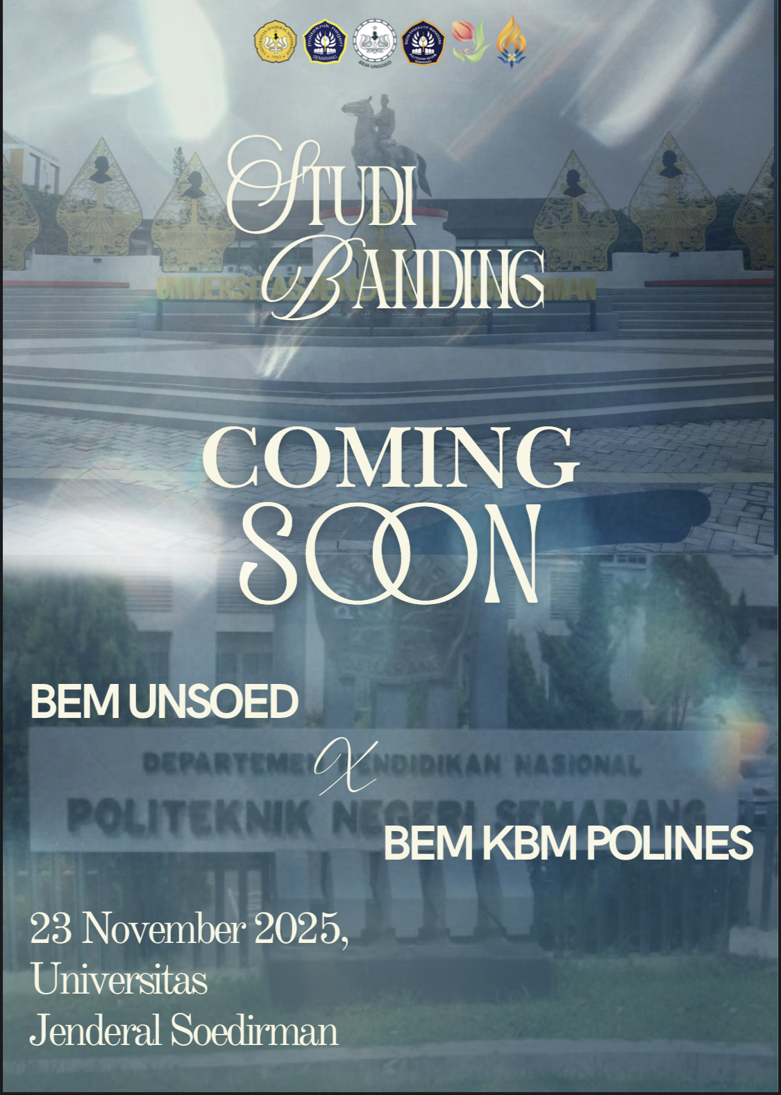 Flyer Studi Banding BEM KBM Polines X BEM Unsoed
